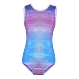 Maxbell Kids Girls Sleeveless Leotard Bodysuit Dancewear Costume Jumpsuit 10(9-10Y)