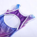 Maxbell Kids Girls Sleeveless Leotard Bodysuit Dancewear Costume Jumpsuit 10(9-10Y)