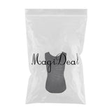 Maxbell Girls One Piece Gymnastics Leotard Costume Metallic Sleeveless Bodysuit 14 Black
