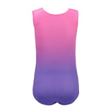 Maxbell Kids Girls One-Piece Leotard Athletic Dance Training Costume 8 Pink+Purple