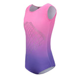 Maxbell Kids Girls One-Piece Leotard Athletic Dance Training Costume 8 Pink+Purple