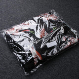 Maxbell Women Floral Printed Zip Up Short Bomber Jacket Coat Stand Collar XL Black Birds