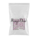 Maxbell Stretch Magic Comb Beaded Hairpin Bow Hair Head Comb Cuff Double Clip Purple