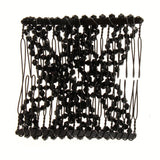 Elastic Black Magic Double Hair Combs Clip