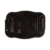Maxbell Stretch Magic Combs Beaded Hairpin Bow Hair Head Comb Cuff Double Clip Rose Red