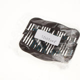 Maxbell Stretch Magic Combs Beaded Hairpin Bow Hair Head Comb Cuff Double Clip Blue
