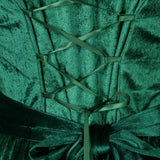 Maxbell Women Medieval Victorian Costume Renaissance Flare Sleeve Dress L Green