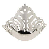 Maxbell Fashion Metal Shoes Accessories DIY Metal Pointed Shoe Charm Silver design 5