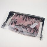 Maxbell 3 in 1 Cosmetic Bag Portable Travel Toiletry Bag Clear Makeup Pouch Pink