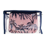 Maxbell 3 in 1 Cosmetic Bag Portable Travel Toiletry Bag Clear Makeup Pouch Pink