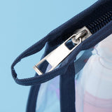 Maxbell 3 in 1 Cosmetic Bag Portable Travel Toiletry Bag Clear Makeup Pouch Yellow