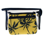 Maxbell 3 in 1 Cosmetic Bag Portable Travel Toiletry Bag Clear Makeup Pouch Yellow