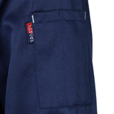 Maxbell Piping Chef Jacket Coat Uniform Long Sleeve Hotel Kitchen Apparel L Blue