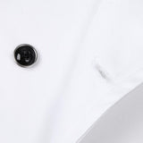 Maxbell Piping Chef Jacket Coat Uniform Long Sleeve Hotel Kitchen Apparel M White