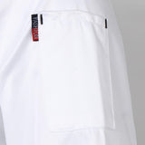 Maxbell Piping Chef Jacket Coat Uniform Long Sleeve Hotel Kitchen Apparel 3XL White
