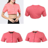 Maxbell Shoulder Warmer Vest for Neck Shoulder Back Prevent Arthritis XL Pink