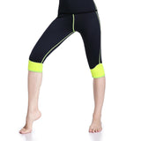Maxbell Weight Loss Neoprene Hot Sauna Workout Thermo Pants Capris Body Shaper M