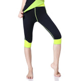 Maxbell Weight Loss Neoprene Hot Sauna Workout Thermo Pants Capris Body Shaper M