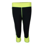Maxbell Weight Loss Neoprene Hot Sauna Workout Thermo Pants Capris Body Shaper M