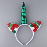 Maxbell Christmas Magical Unicorn Horn Headband Party Kid Toddlers Costume Decor 1