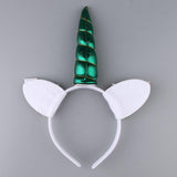 Maxbell Christmas Magical Unicorn Horn Headband Party Kid Toddlers Costume Decor 1