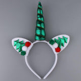 Maxbell Christmas Magical Unicorn Horn Headband Party Kid Toddlers Costume Decor 4