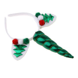 Maxbell Christmas Magical Unicorn Horn Headband Party Kid Toddlers Costume Decor 4