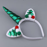 Maxbell Christmas Magical Unicorn Horn Headband Party Kid Toddlers Costume Decor 4