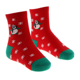 Christmas Socks Santa Claus Gift Xmas Funny Socks Kids Girl Women Red