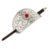 Maxbell Handmade Carved Wooden Hair Clip With Stick 12