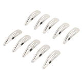 100 Pieces Snap Hair Clips Metal Barrettes Slide for Women Accessories 50 mm