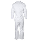 Maxbell Mens Saturday Night Fever Costume 70s White Suit Hippie Dancer Fancy Dress M
