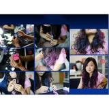 Maxbell Temporary Hair Dye Powder Cake Non-toxic Hair Chalk Hair Styling Yellow