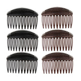 Maxbell 3/pack Women Bump It Comb Hair Bump Up Hair Styling Tool Hair Base Insert  Black