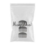 Maxbell 3/pack Women Bump It Comb Hair Bump Up Hair Styling Tool Hair Base Insert  Black