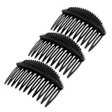 Maxbell 3/pack Women Bump It Comb Hair Bump Up Hair Styling Tool Hair Base Insert  Black