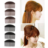 Maxbell 3/pack Women Bump It Comb Hair Bump Up Hair Styling Tool Hair Base Insert  Black