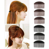 Maxbell 3/pack Women Bump It Comb Hair Bump Up Hair Styling Tool Hair Base Insert  Black