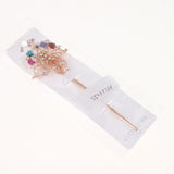 Dangle Hair Stick Chopstick Flower Hairpin Chignon Pin Tassel Pendant Decor Colorful