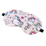 Maxbell Kids Adults Unicorn Sleep Mask Eye Shade Cover Lightweight Blindfold Light Pink