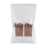 Maxbell Retro Real Leather Men Fingerless Outdoor Driving Cycle Gloves M Tan