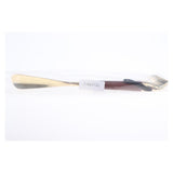 Maxbell Long Metal Shoe Horn with Wood Handle Alloy Horse Head 32cm/2.6inch Brown