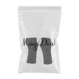 Maxbell Winter Half Finger Fingerless Gloves Arm Hand Warmer Cable Knit Mittens Black