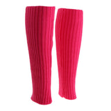 Women's Winter Warm Knit Leg Warmer Crochet Leggings Dance Boot Socks Rose