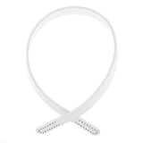 Maxbell Classic Leather Shoulder Bag Strap Replacement Purse Handles Crafts DIY White