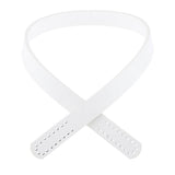 Maxbell Classic Leather Shoulder Bag Strap Replacement Purse Handles Crafts DIY White