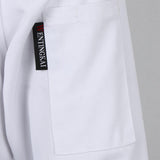 Retro Chef Jacket Coat Uniform Long Sleeve Hotel Kitchen Apparel M White