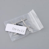 Maxbell Beauty Square Hair Clip Smooth Finish Hair Claw Pin for Women Makeup Tools Silver
