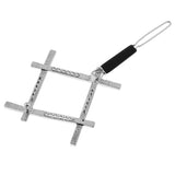 Maxbell Beauty Square Hair Clip Smooth Finish Hair Claw Pin for Women Makeup Tools Silver