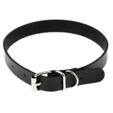 Max Lady Punk Gothic Leather Choker Necklace Collar Belt Buckle Neck Ring Black